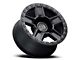 Black Rhino Ravine Matte Black Wheel; 17x8.5 (20-24 Jeep Gladiator JT)