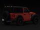 American Modified Rear Roof Spoiler with Amber LED Lights (18-24 Jeep Wrangler JL w/ Hard Top)