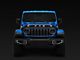 American Modified Hood Protector Stone Guard with Amber LED Lights (20-24 Jeep Gladiator JT, Excluding Mojave)