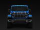 American Modified Hood Protector Stone Guard with Amber LED Lights (18-24 Jeep Wrangler JL, Excluding Rubicon 392)