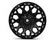 Mammoth Vex Satin Black Machined Wheel; 17x9 (07-18 Jeep Wrangler JK)