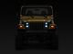 Honey Comb Style LED Headlights; Black Housing; Clear Lens (97-18 Jeep Wrangler TJ & JK)