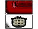 OEM Style Tail Light; Chrome Housing; Red Clear Lens; Driver Side (18-24 Jeep Wrangler JL w/ Factory LED Tail Lights & w/o Blind Spot)