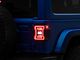 OEM Style Tail Light; Chrome Housing; Red Clear Lens; Passenger Side (18-24 Jeep Wrangler JL w/ Factory LED Tail Lights & w/o Blind Spot)