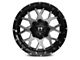Full Throttle Off Road FT0151 Gloss Black Machined Wheel; 17x9 (18-24 Jeep Wrangler JL)
