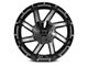 Full Throttle Off Road FT1 Gloss Black Machined Wheel; 20x12 (18-24 Jeep Wrangler JL)