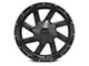 Full Throttle Off Road FT1 Satin Black Wheel; 20x12 (07-18 Jeep Wrangler JK)