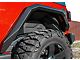 RIVAL 4x4 Aluminum Rear Inner Fender Liners; Textured Black (18-24 Jeep Wrangler JL)