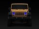 7-Inch Exhibit Series RGB Headlights with Chasing Halo; Black Housing; Clear Lens (97-18 Jeep Wrangler TJ & JK)