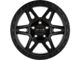 Impact Wheels 881 Satin Black Wheel; 17x9 (20-24 Jeep Gladiator JT)