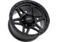 Impact Wheels 881 Satin Black Wheel; 17x9 (07-18 Jeep Wrangler JK)