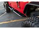 DV8 Offroad OE Plus Series Side Step Bars; Textured Black (07-18 Jeep Wrangler JK 4-Door)