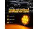 LED Side Marker Fender Lights; Clear (07-18 Jeep Wrangler JK)