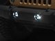 Raxiom Axial Series LED Angel Eye Fog Lights; Amber and White (07-18 Jeep Wrangler JK)