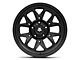 Mammoth Modus Satin Black Wheel; 17x9 (07-18 Jeep Wrangler JK)