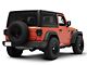 RedRock Tail Light Covers; Smoked (18-24 Jeep Wrangler JL w/ Factory Halogen Tail Lights)