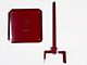 Camping Side Table; Red