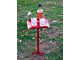 Camping Side Table; Red