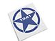 SEC10 1941 Small Star Decal; Blue (Universal; Some Adaptation May Be Required)