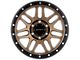 Impact Wheels 883 Bronze with Black Bead Wheel; 17x9 (20-24 Jeep Gladiator JT)