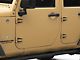 SEC10 Hinge Accent Decal; Gloss Black (07-18 Jeep Wrangler JK)