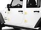 SEC10 Hinge Accent Decal; Yellow (07-18 Jeep Wrangler JK)