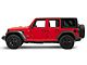 SEC10 Hinge Accent Decal; Matte Black (18-24 Jeep Wrangler JL)