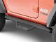 Rough Country Cab Length Nerf Side Step Bars; Black (18-24 Jeep Wrangler JL 2-Door)