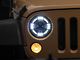 Raxiom Axial Series Quatro LED Headlights; Black Housing; Clear Lens (07-18 Jeep Wrangler JK)