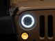 Raxiom 7-Inch V2 Dragon Eye LED Headlights; Black Housing; Clear Lens (07-18 Jeep Wrangler JK)