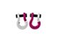 Moose Knuckle Offroad Jowl Split Recovery Shackle 5/8 Combo; Pure White and Pogo Pink