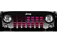 Grille Insert; Black American Flag with Bright Pink Fleck (18-24 Jeep Wrangler JL)