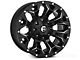 17x9 Fuel Assault Wheel & 33in Milestar All-Terrain Patagonia AT/R Tire Package; Set of 5 (07-18 Jeep Wrangler JK)