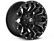 17x9 Fuel Assault Wheel & 33in Milestar All-Terrain Patagonia AT/R Tire Package; Set of 5 (07-18 Jeep Wrangler JK)