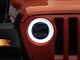 Raxiom 9-Inch LED Headlights with DRL and Turn Signals; Black Housing; Clear Lens (18-24 Jeep Wrangler JL)