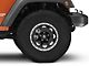 16x8 Mammoth 8 Beadlock Style Wheel & 33in Milestar All-Terrain Patagonia AT/R Tire Package; Set of 5 (07-18 Jeep Wrangler JK)