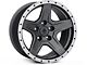 17x9 Mammoth Boulder Beadlock Style Wheel & 34in BF Goodrich All-Terrain T/A KO Tire Package; Set of 5 (07-18 Jeep Wrangler JK)