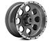 15x8 Mammoth 8 Beadlock Style Wheel & 33in Falken All-Terrain Wildpeak A/T3W Tire Package; Set of 5 (97-06 Jeep Wrangler TJ)