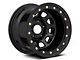 15x10 Mammoth D Window Wheel & 33in Falken All-Terrain Wildpeak A/T3W Tire Package; Set of 5 (07-18 Jeep Wrangler JK)