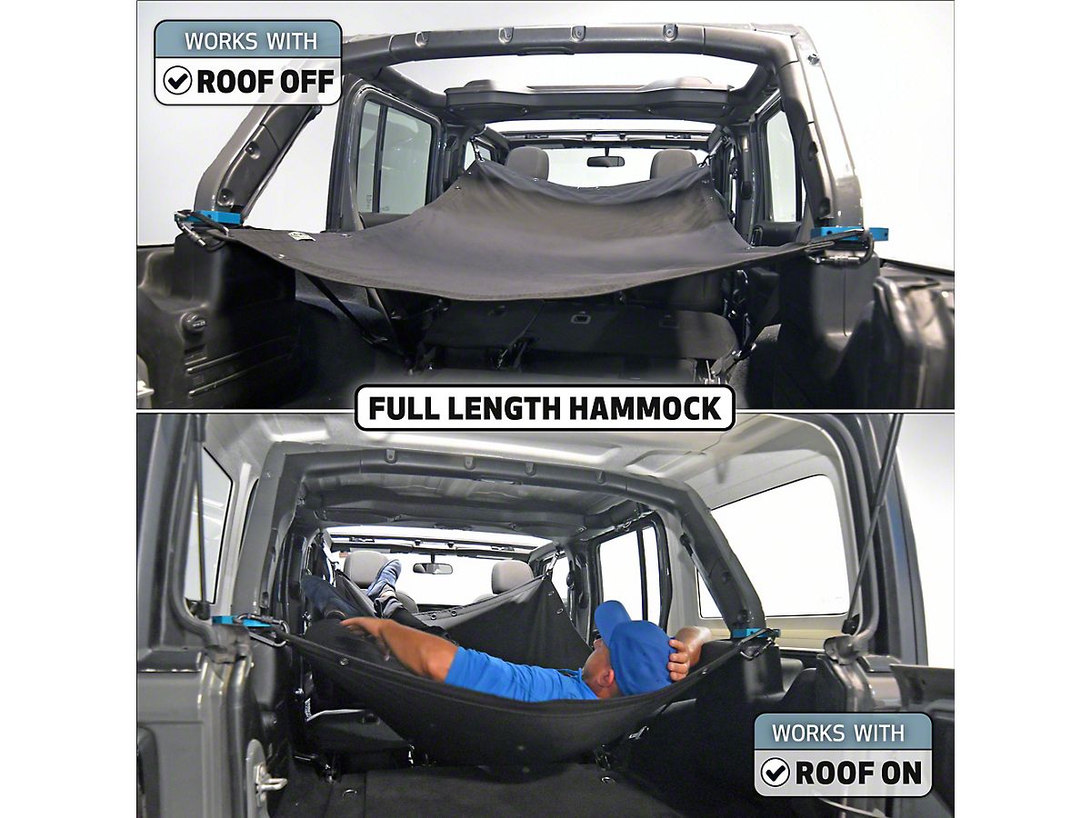 JKloud Jeep Wrangler Hammock Sunshade Vantablack 4605 18 24 Jeep Wrangler JL 4 Door Free Shipping