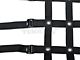 Dirty Dog 4x4 Rear Seat Netting; Black (07-18 Jeep Wrangler JK 2 Door)