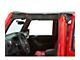 Bestop Safari-Style Header Bikini Top; Black Diamond (10-18 Jeep Wrangler JK 4-Door)