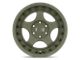 Black Rhino Bantam Olive Drab Green Wheel; 16x8 (07-18 Jeep Wrangler JK)