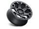 Black Rhino Gauntlet Semi Gloss Black with Gunmetal Bolts Wheel; 17x8.5 (18-24 Jeep Wrangler JL)