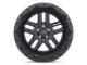 Black Rhino Barstow Textured Matte Black Wheel; 17x9.5 (18-24 Jeep Wrangler JL)