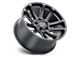 Black Rhino Highland Matte Black with Milled Spokes Wheel; 17x9.5 (18-24 Jeep Wrangler JL)