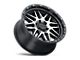 Black Rhino Alamo Gloss Black with Machined Face and Stainless Bolts Wheel; 18x9 (07-18 Jeep Wrangler JK)
