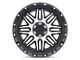 Black Rhino Alamo Gloss Black with Machined Face and Stainless Bolts Wheel; 18x9 (07-18 Jeep Wrangler JK)