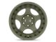 Black Rhino Bantam Olive Drab Green Wheel; 18x9; -12mm Offset (18-24 Jeep Wrangler JL)