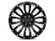 Black Rhino Pinatubo Gloss Black with Milled Inside Window Wheel; 18x9.5; -18mm Offset (18-24 Jeep Wrangler JL)